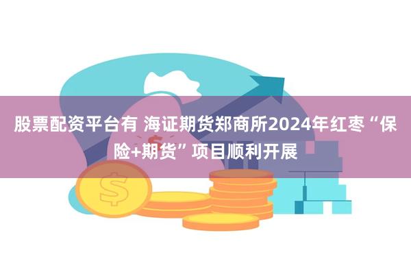 股票配资平台有 海证期货郑商所2024年红枣“保险+期货”项目顺利开展